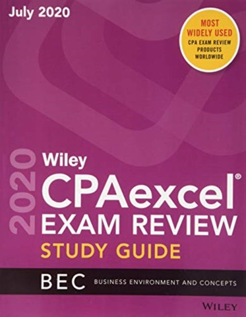 Wiley CPAexcel Exam Review July 2020 Study Guide