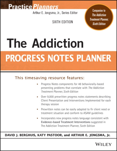 The Addiction Progress Notes Planner