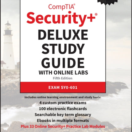 CompTIA Security+ Deluxe Study Guide with Online Labs: Exam SY0-601