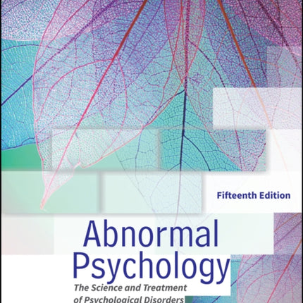 Abnormal Psychology: The Science and Treatment of Psychological Disorders, International Adaptation