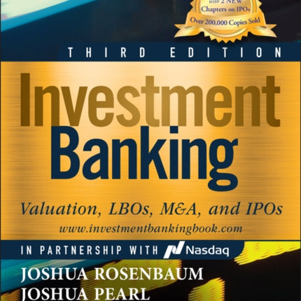 Investment Banking: Valuation, LBOs, M&A, and IPOs (Book + Valuation Models)