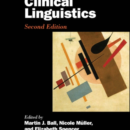 The Handbook of Clinical Linguistics