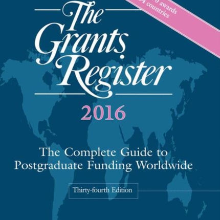 The Grants Register 2016