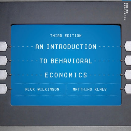 An Introduction to Behavioral Economics