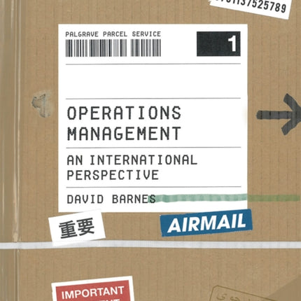 Operations Management: An International Perspective