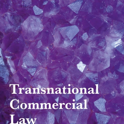Transnational Commercial Law Corporate and Financial Law