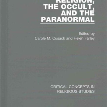 Religion the Occult and the Paranormal