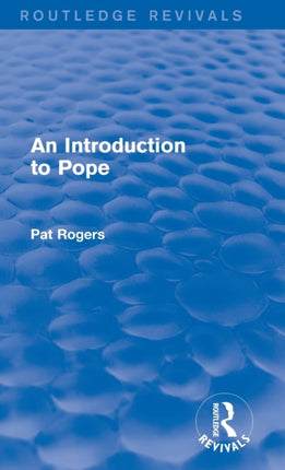 An Introduction to Pope Routledge Revivals
