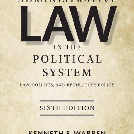 Administrative Law in the Political System