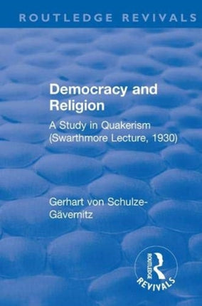 Revival Democracy and Religion 1930