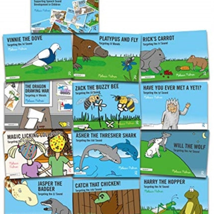 Speech Bubbles 2 Picture Books and Guide Supporting Speech Sound Development in Children