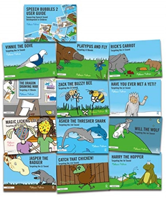 Speech Bubbles 2 Picture Books and Guide Supporting Speech Sound Development in Children