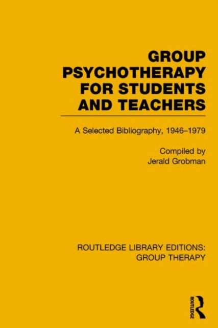 Group Psychotherapy for Students and Teachers RLE Group Therapy