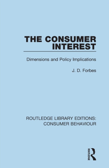 The Consumer Interest RLE Consumer Behaviour