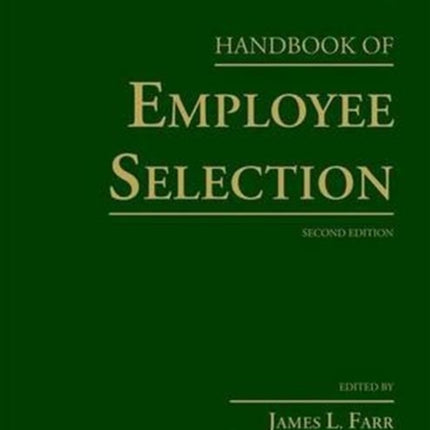 Handbook of Employee Selection