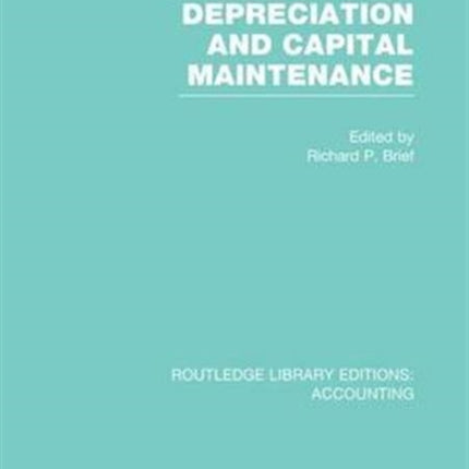 Depreciation and Capital Maintenance RLE