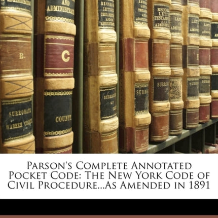 Parsons Complete Annotated Pocket Code