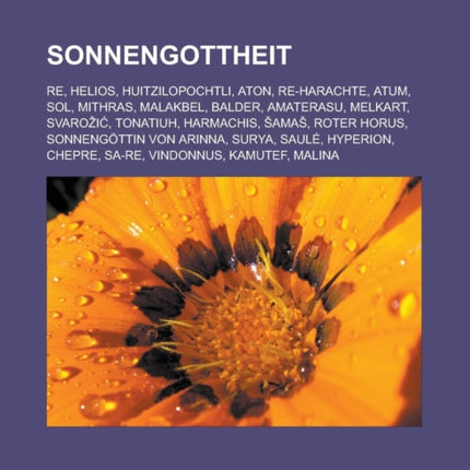 Sonnengottheit