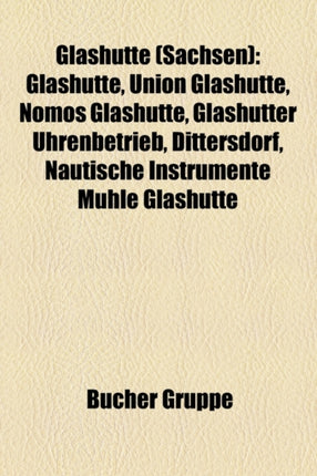 Glashütte Sachsen