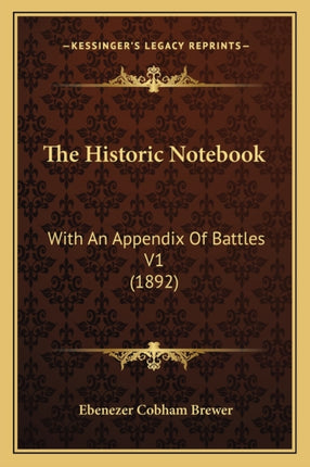 HISTORIC NOTEBOOK