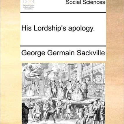 His Lordships apology