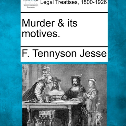 Murder  its motives