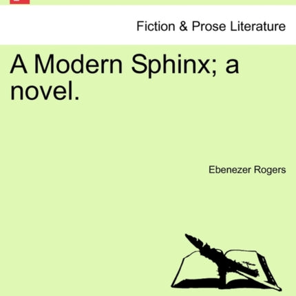 A Modern Sphinx a novel