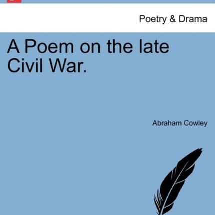 A Poem on the late Civil War