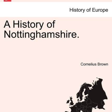 A History of Nottinghamshire
