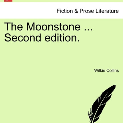 The Moonstone  Second edition