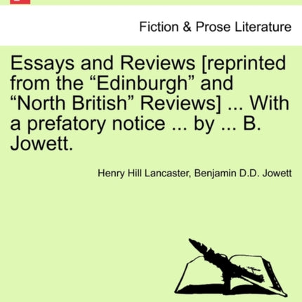 Essays and Reviews reprinted from the Edinburgh