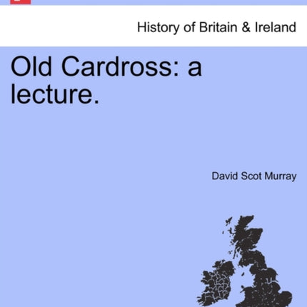 Old Cardross a lecture