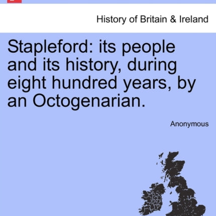Stapleford its people and its history during