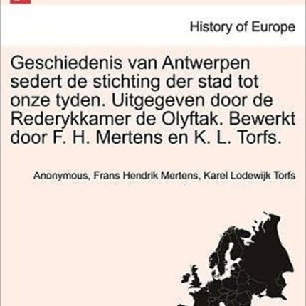 Geschiedenis van Antwerpen sedert de stichting