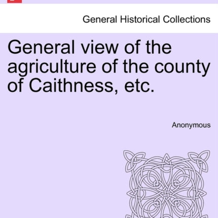 General view of the agriculture of the county of