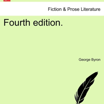 English Bards and Scottish Reviewers Fourth