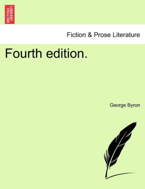 English Bards and Scottish Reviewers Fourth