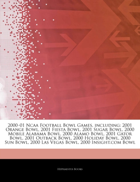 Articles on 2000a 01 NCAA Football Bowl Games Including