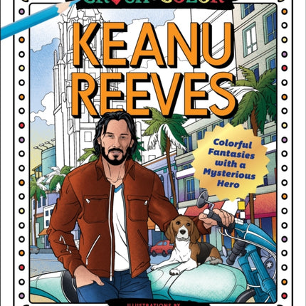 Crush and Color: Keanu Reeves: Colorful Fantasies with a Mysterious Hero