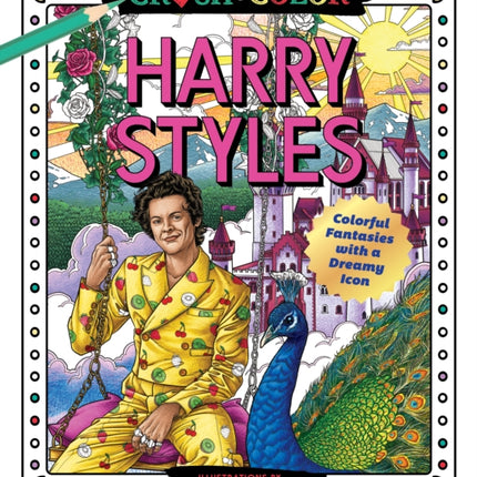 Crush and Color: Harry Styles: Colorful Fantasies with a Dreamy Icon