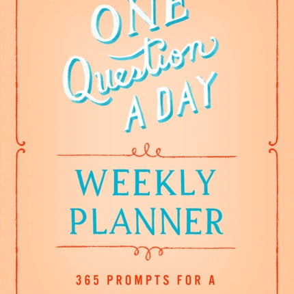 One Question a Day Weekly Planner