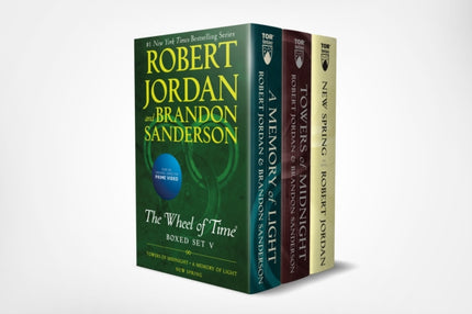 Wheel of Time Premium Boxed Set V Book Thirteen Towers of Midnight Book Fourteen A Memory of Light Prequel New Spring