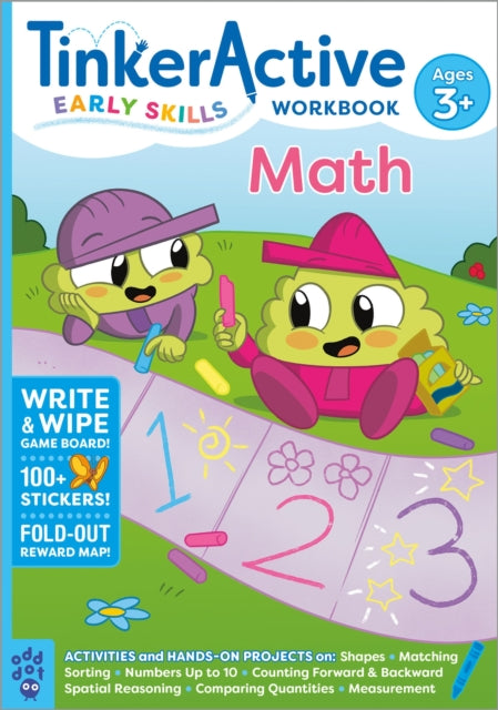 TinkerActive Early Skills Math Workbook Ages 3+