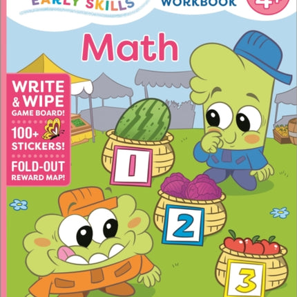 TinkerActive Early Skills Math Workbook Ages 4+