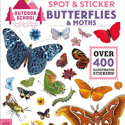 Outdoor School Spot  Sticker Butterflies  Moths