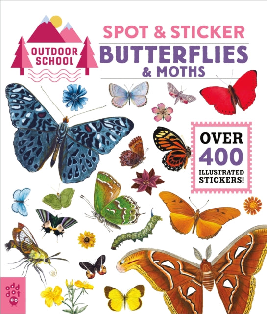 Outdoor School Spot  Sticker Butterflies  Moths