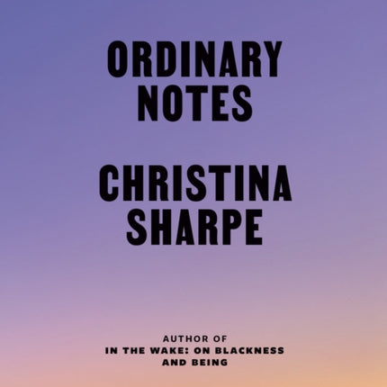 Ordinary Notes