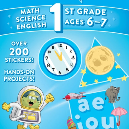 TinkerActive Workbooks: 1st Grade bind-up: Math, Science, English Language Arts