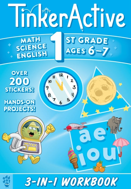 TinkerActive Workbooks: 1st Grade bind-up: Math, Science, English Language Arts