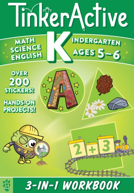 TinkerActive Workbooks: Kindergarten bind-up: Math, Science, English Language Arts